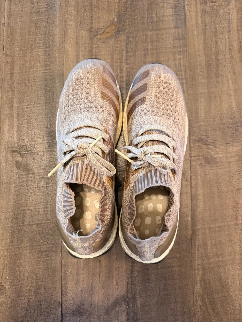 Adidas UltraBoost Men's Size 11 Uncaged  Khaki/Brown Athletic Sneakers BB4488